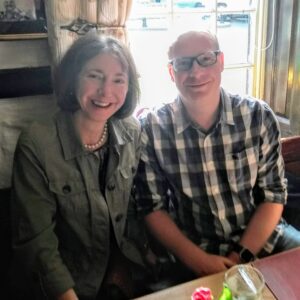 Rob, who received Just 'B's bereavement support, and his wife Karen